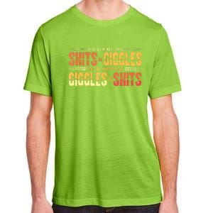 ItS All Shits And Giggles Sarcastic Funny Adult Humor Meme Tank Top Adult ChromaSoft Performance T-Shirt