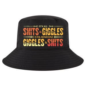 ItS All Shits And Giggles Sarcastic Funny Adult Humor Meme Tank Top Cool Comfort Performance Bucket Hat