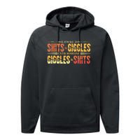 ItS All Shits And Giggles Sarcastic Funny Adult Humor Meme Tank Top Performance Fleece Hoodie