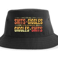 ItS All Shits And Giggles Sarcastic Funny Adult Humor Meme Tank Top Sustainable Bucket Hat