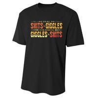 ItS All Shits And Giggles Sarcastic Funny Adult Humor Meme Tank Top Performance Sprint T-Shirt