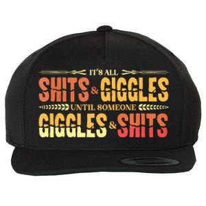 ItS All Shits And Giggles Sarcastic Funny Adult Humor Meme Tank Top Wool Snapback Cap