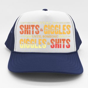 ItS All Shits And Giggles Sarcastic Funny Adult Humor Meme Tank Top Trucker Hat