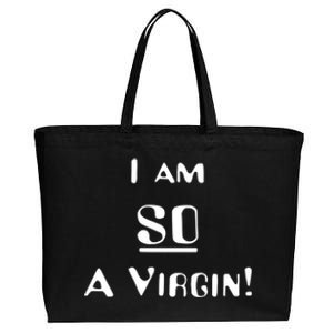 I Am So A Virgin Cool Gift Cotton Canvas Jumbo Tote