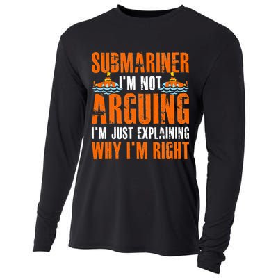 Im A Submariner Lets Just Assume That Im Never Wrong Cooling Performance Long Sleeve Crew