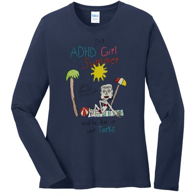 ItS Adhd Summer Ladies Long Sleeve Shirt