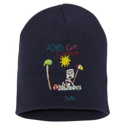 ItS Adhd Summer Short Acrylic Beanie