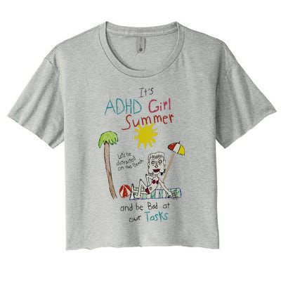 ItS Adhd Summer Women's Crop Top Tee