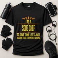 Im A Sous Chef Gift Cooling Performance Crew T-Shirt