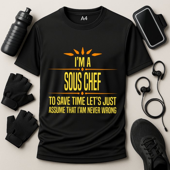 Im A Sous Chef Gift Cooling Performance Crew T-Shirt