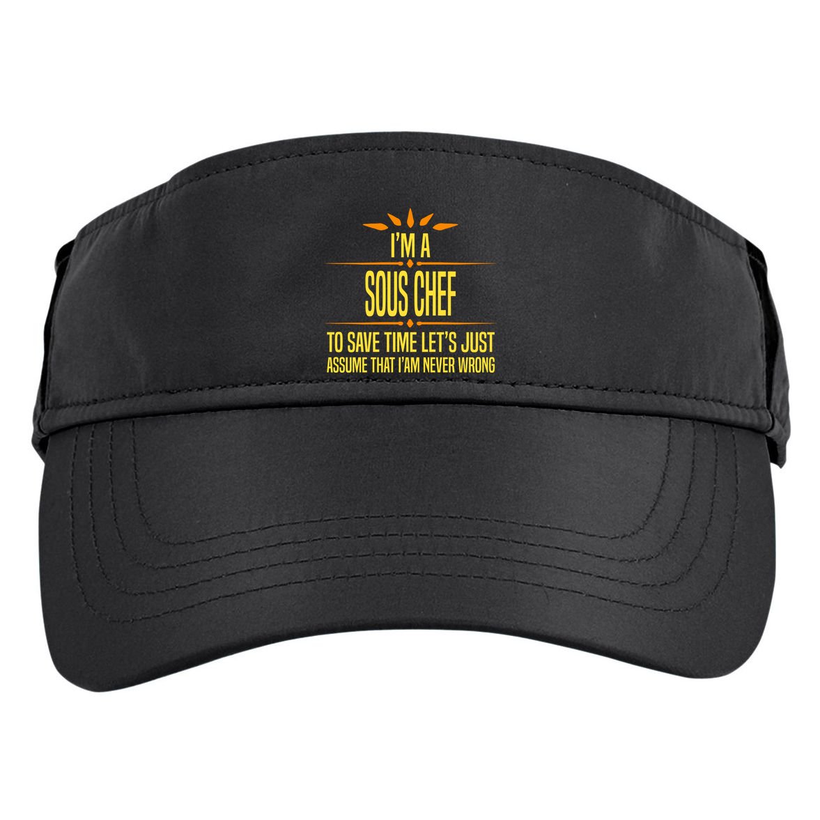 Im A Sous Chef Gift Adult Drive Performance Visor
