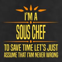 Im A Sous Chef Gift Adult Drive Performance Visor