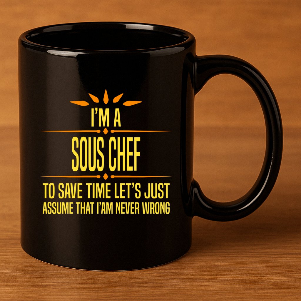 Im A Sous Chef Gift 11oz C Handle Ceramic Mug