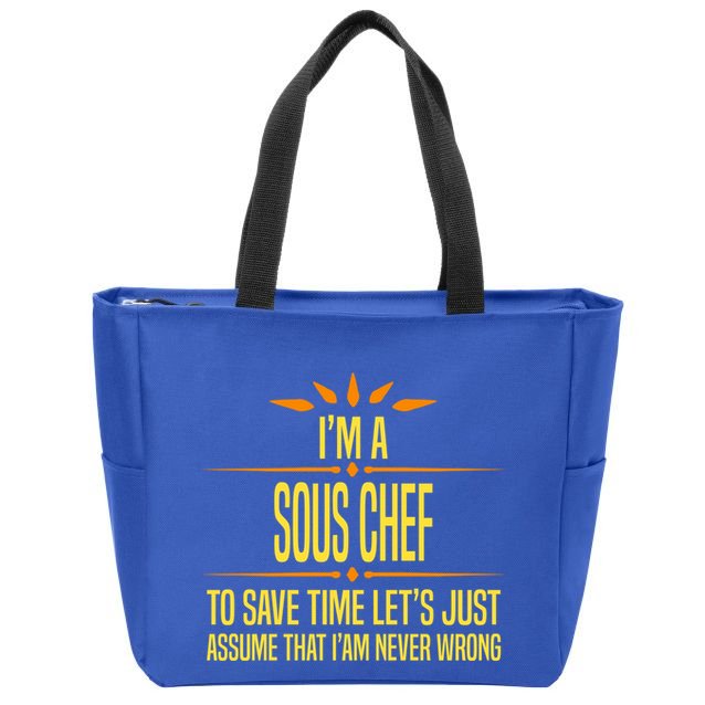 Im A Sous Chef Gift Zip Tote Bag