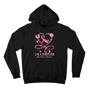 Im A Survivor Breast Cancer Awareness P.I.N.K. Ribbon Tall Hoodie