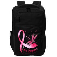 IM A Survivor Dragonfly Breast Cancer Awareness Impact Tech Backpack