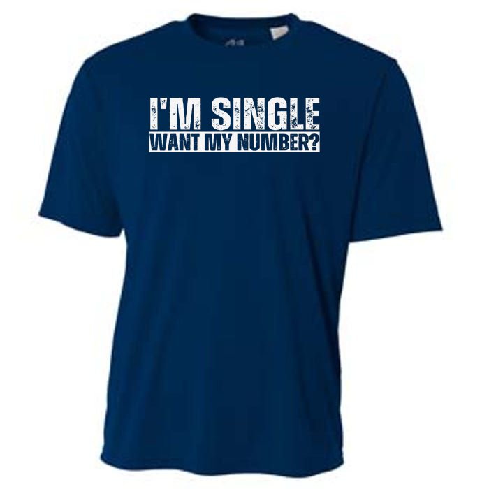 I Am Single Want My Number Vintage Cooling Performance Crew T-Shirt