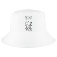 I Am Small And Sensitive But Also Fight Me Funny Cat Cool Comfort Performance Bucket Hat