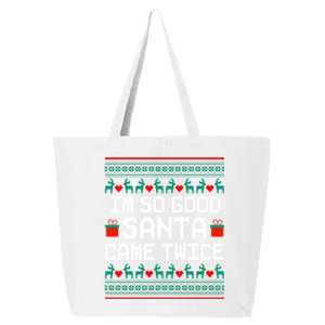 I Am So Good Santa Came Twice Couples Christmas Matching 25L Jumbo Tote