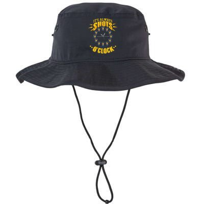 It's Always Shots O'Clock Tequila & Whiskey Lover Legacy Cool Fit Booney Bucket Hat