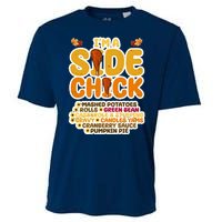 Im A Side Chick Funny Thanksgiving Dinner Cooling Performance Crew T-Shirt