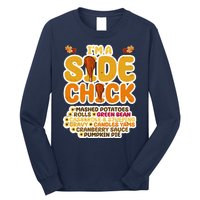 Im A Side Chick Funny Thanksgiving Dinner Long Sleeve Shirt