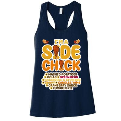 Im A Side Chick Funny Thanksgiving Dinner Womens Tank Top