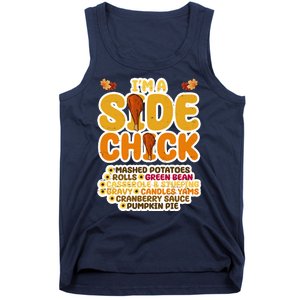 Im A Side Chick Funny Thanksgiving Dinner Tank Top