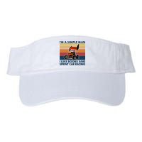 Im A Simple Man I Like Boobs And Sprint Car Racing Visor