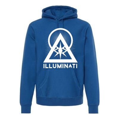 Illuminati All Seeing Eye Meaningful Gift Premium Hoodie