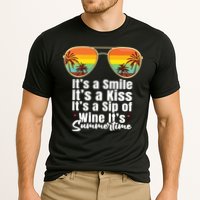 Its A Smile Its A Kiss Its A Sip Of Wine Its Summertime Performance Shirt