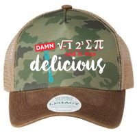 I Ate Some Pie And It Was Delicious Math Ate Sum Pi Day Gift Legacy Tie Dye Trucker Hat