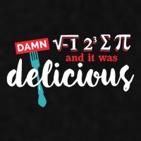 I Ate Some Pie And It Was Delicious Math Ate Sum Pi Day Gift Ladies PosiCharge Tri-Blend Wicking Tank