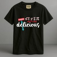 I Ate Some Pie And It Was Delicious Math Ate Sum Pi Day Gift Garment-Dyed Heavyweight T-Shirt