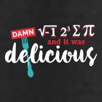 I Ate Some Pie And It Was Delicious Math Ate Sum Pi Day Gift 7 Panel Mesh Trucker Snapback Hat