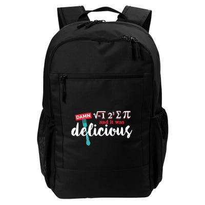 I Ate Some Pie And It Was Delicious Math Ate Sum Pi Day Gift Backpack