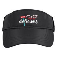 I Ate Some Pie And It Was Delicious Math Ate Sum Pi Day Gift Adult Drive Performance Visor