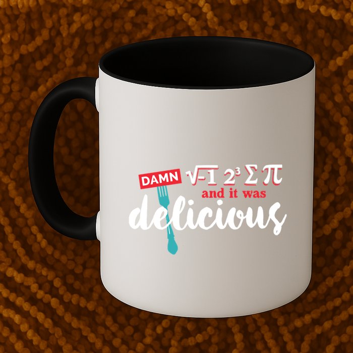 I Ate Some Pie And It Was Delicious Math Ate Sum Pi Day Gift Mug
