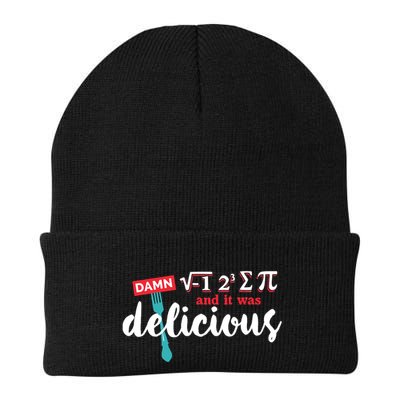 I Ate Some Pie And It Was Delicious Math Ate Sum Pi Day Gift Beanie
