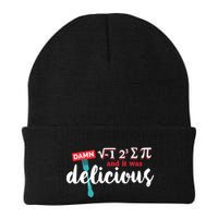 I Ate Some Pie And It Was Delicious Math Ate Sum Pi Day Gift Beanie