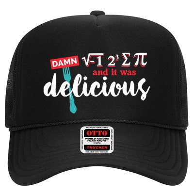 I Ate Some Pie And It Was Delicious Math Ate Sum Pi Day Gift Trucker Hat