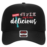 I Ate Some Pie And It Was Delicious Math Ate Sum Pi Day Gift Trucker Hat