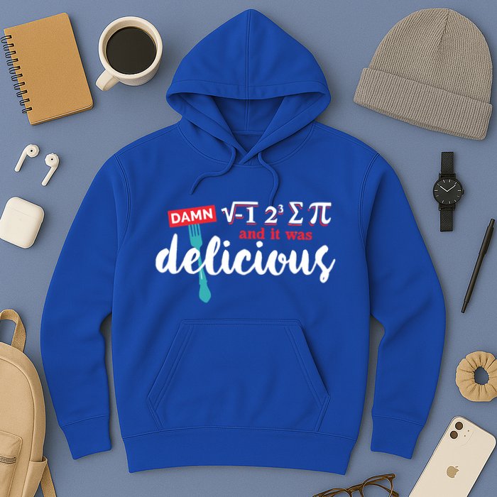I Ate Some Pie And It Was Delicious Math Ate Sum Pi Day Gift Hoodie