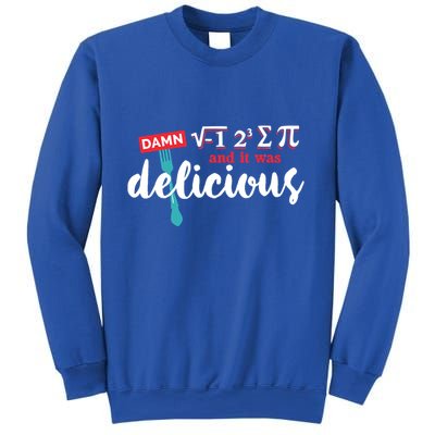 I Ate Some Pie And It Was Delicious Math Ate Sum Pi Day Gift Sweatshirt