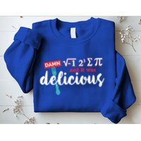 I Ate Some Pie And It Was Delicious Math Ate Sum Pi Day Gift Sweatshirt
