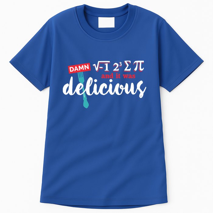 I Ate Some Pie And It Was Delicious Math Ate Sum Pi Day Gift Tall T-Shirt