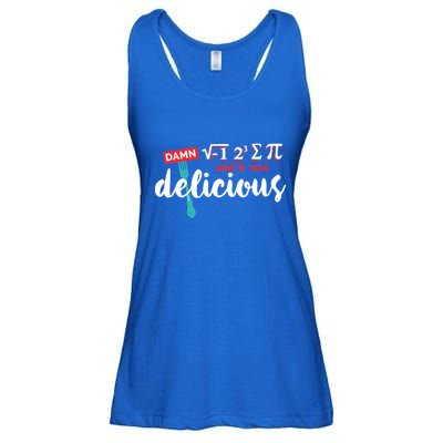 I Ate Some Pie And It Was Delicious Math Ate Sum Pi Day Gift Ladies Essential Flowy Tank
