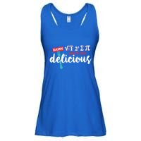 I Ate Some Pie And It Was Delicious Math Ate Sum Pi Day Gift Ladies Essential Flowy Tank