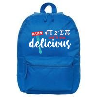I Ate Some Pie And It Was Delicious Math Ate Sum Pi Day Gift 16 in Basic Backpack