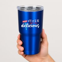 I Ate Some Pie And It Was Delicious Math Ate Sum Pi Day Gift Tumbler